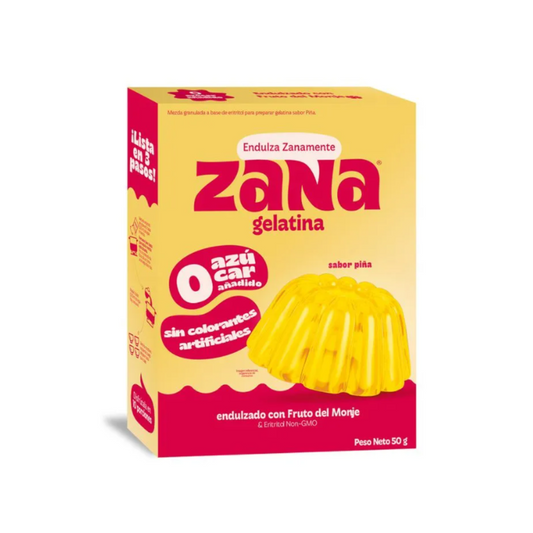 GELATINA SABOR PIÑA ZANA - 50GR