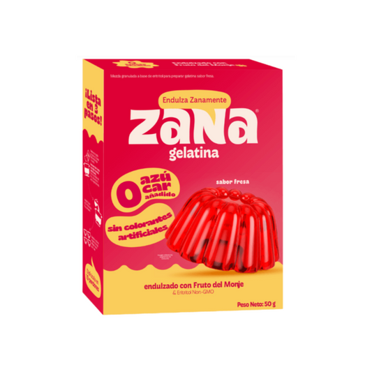 GELATINA SABOR FRESA ZANA - 50GR