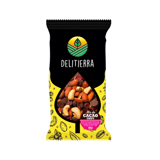 MIX CACAO CHIPS CON BERRIES DELITIERRA - 150GR