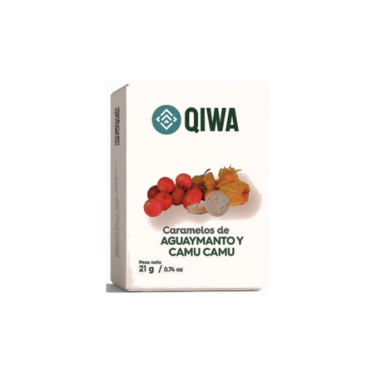 CARAMELOS DE AGUAYMANTO Y CAMU CAMU QIWA - 21GR