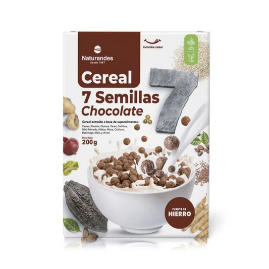 CEREAL 7 SEMILLAS CHOCOLATE NATURANDES - 200GR