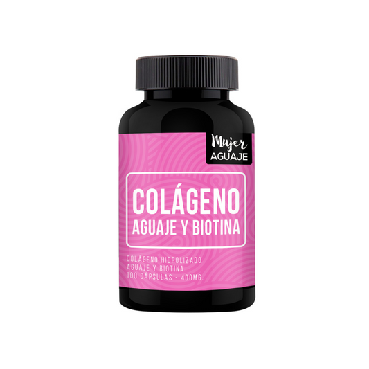 COLÁGENO BIOTINA Y AGUAJE MUJER AGUAJE - 100CAPS
