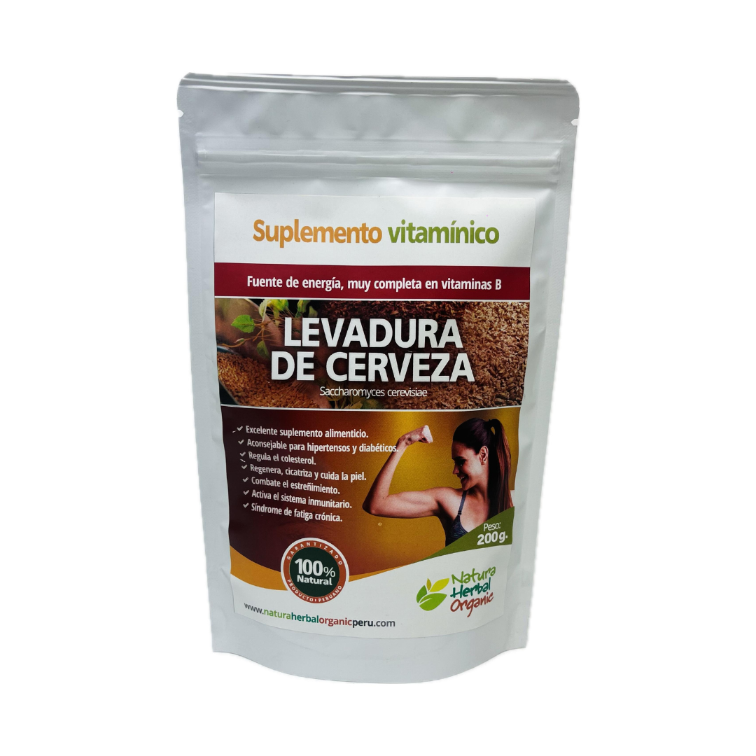 LEVADURA DE CERVEZA NATURA HERBAL - 200GR