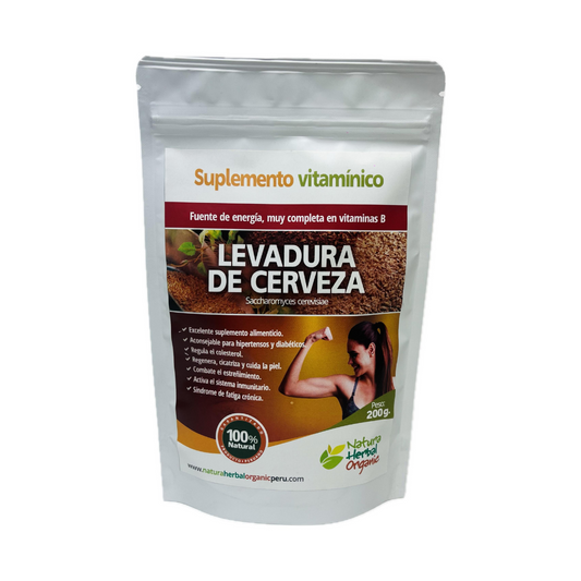 LEVADURA DE CERVEZA NATURA HERBAL - 200GR