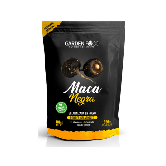 MACA NEGRA GELATINIZADA EN POLVO GARDEN FOOD - 250GR