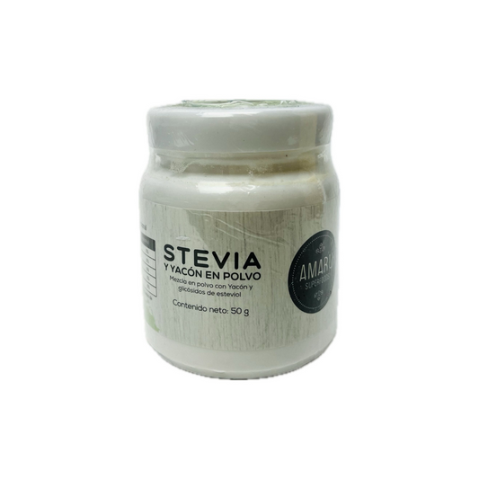 STEVIA EN FRASCO AMARU - 50GR