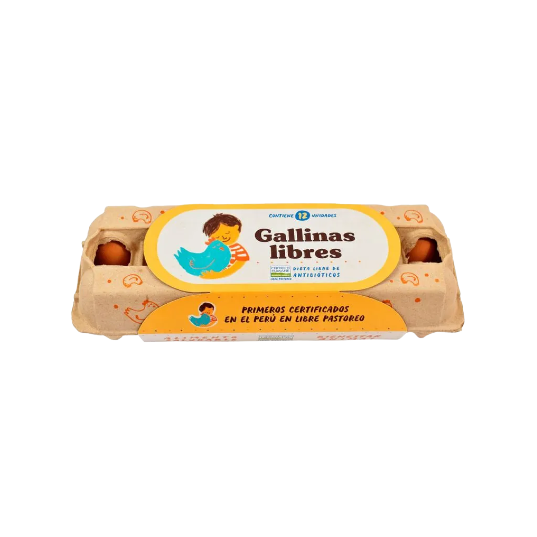 HUEVOS DE CORRAL GALLINAS LIBRES - 12UND