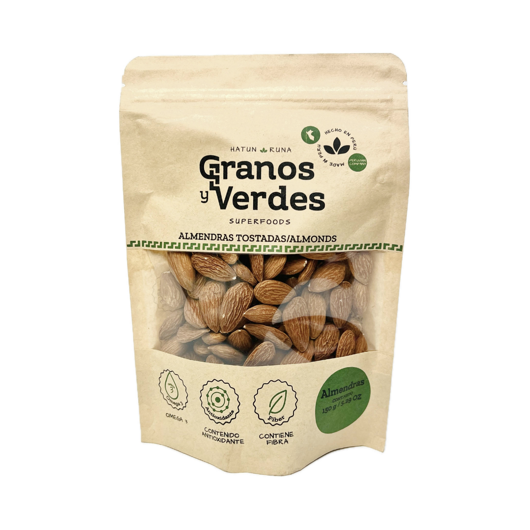 ALMENDRAS GRANOS Y VERDES - 150GR