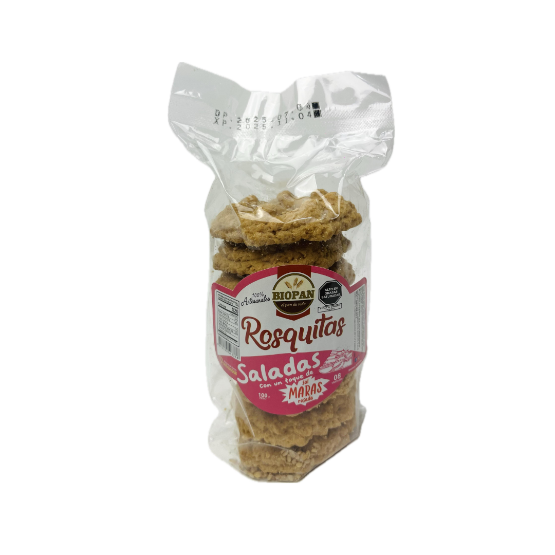 ROSQUITAS ARTESANALES DE AJONJOLÍ SALADAS BIOPAN - UND