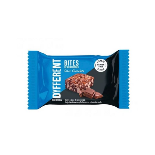 BITES DE ALMENDRAS SABOR CHOCOLATE DYFFERENT - 55GR