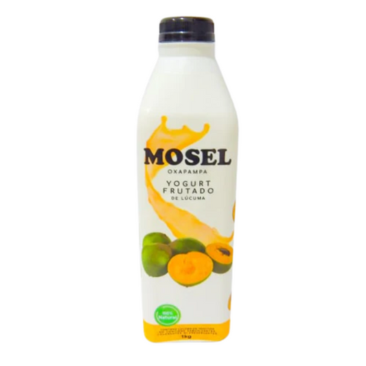 YOGURT FRUTADO PROBIÓTICO SABOR LÚCUMA MOSEL - 1LT