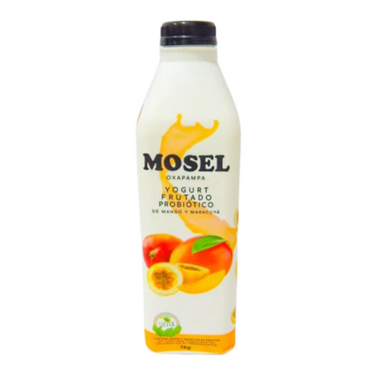 YOGURT FRUTADO PROBIÓTICO C/ STEVIA SABOR MARACUMANGO MOSEL - 1LT