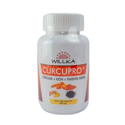 CÁPSULAS DE CURCUPRO WILLKA - 100 CAP (500mg c/u)