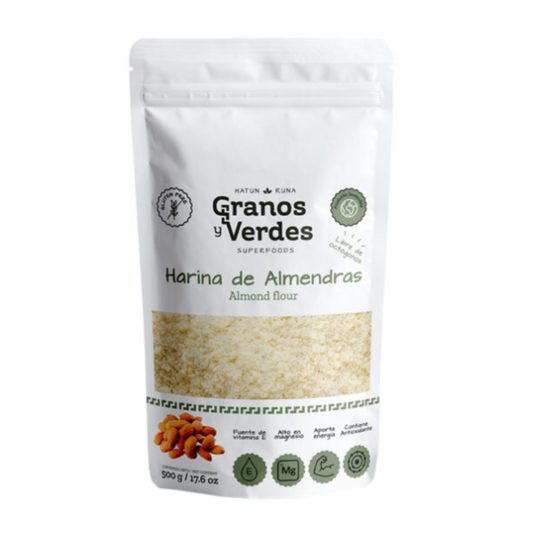 HARINA DE ALMENDRAS GRANOS Y VERDES - 500G