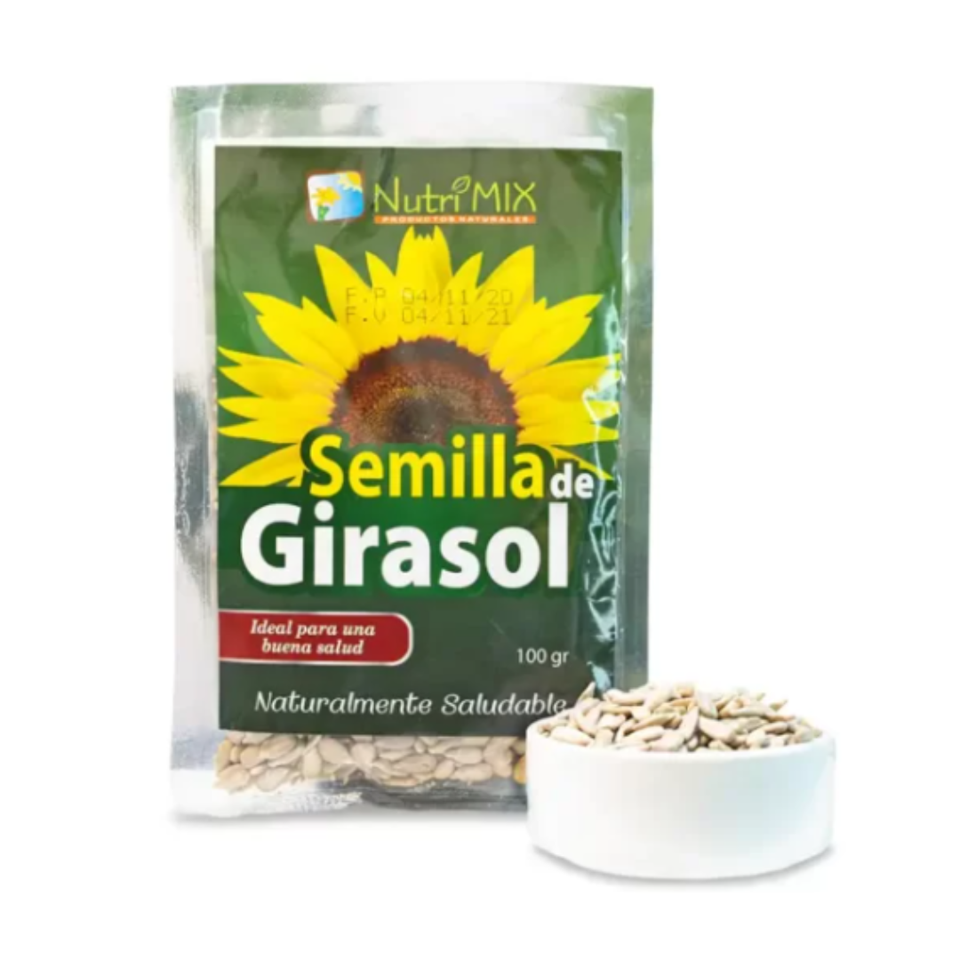 SEMILLAS DE GIRASOL SIN CÁSCARA NUTRIMIX BOLSA 100GR