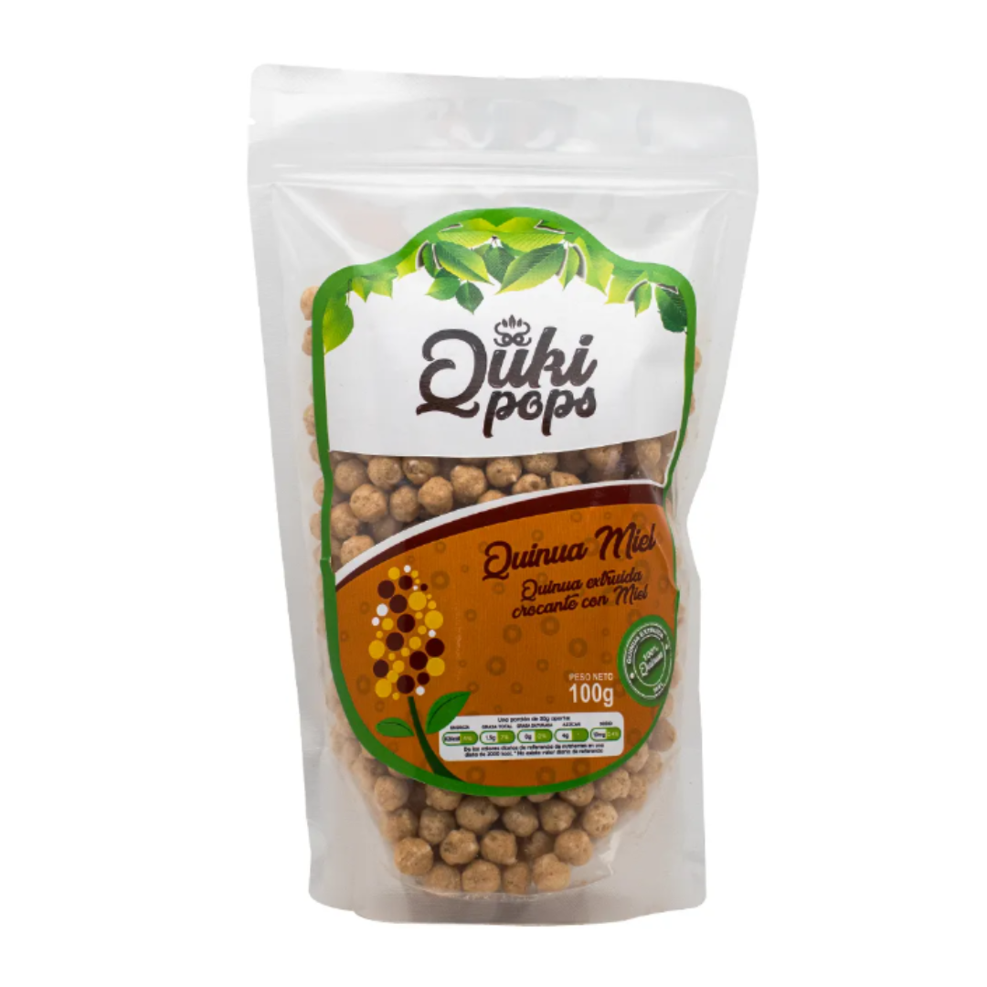 QUKI POP QUINUA MIEL SINCHI - 100GR