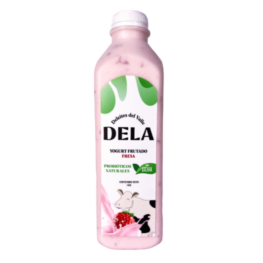 YOGURT C/ STEVIA SABOR FRESA - 1LT