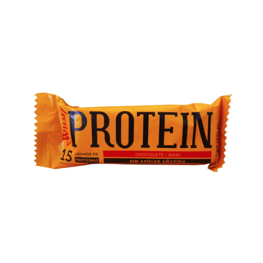 BARRA WILD PROTEIN CHOCOLATE-MANÍ - 45GR