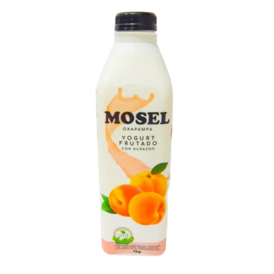 YOGURT FRUTADO PROBIÓTICO SABOR DURAZNO MOSEL - 1LT