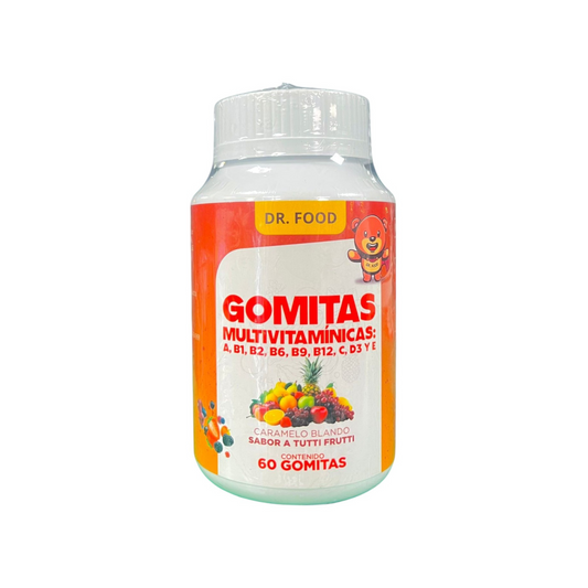GOMITAS MULTIVITAMÍNICAS DR FOOD - 60UND